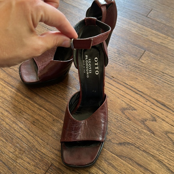 Y2K square toe TOOTSIE PLOHOUND made in italy - Picture 2 of 3